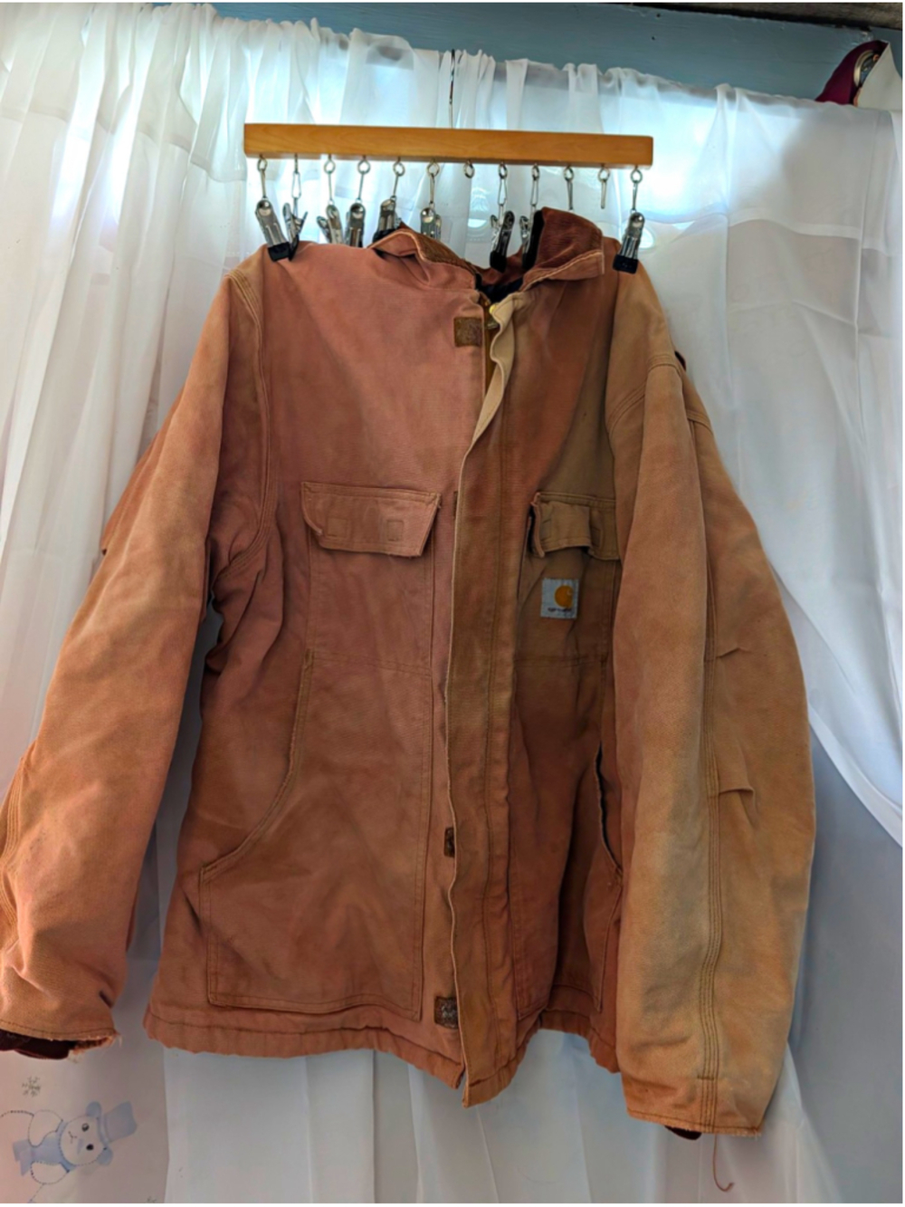 Carhartt C26 CHT Traditional Coat XL Distressed Faded Chestnut Ranch Workwear WY
